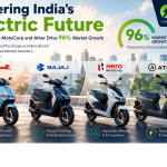 Four Automakers Power 96% of Electric Two-Wheeler Growth (TVS, Bajaj, Hero and Ather Drive)